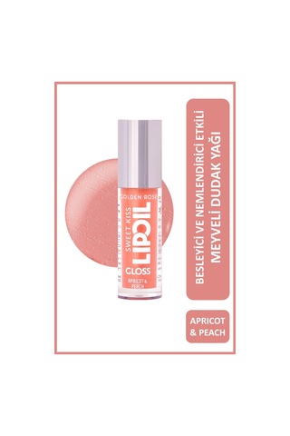 Golden Rose Sweet Kiss Rosehip Murumuru ve Jojoba Yağı İçeren Meyveli Dudak Parlatıcı Yağ 02