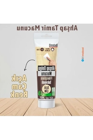 Açık Çam Renk Ahşap Parke Tamir Macunu, 125 Ml 1