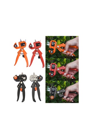 Xiyyadms Bahçe Aletleri Aşılama Makası - Hızlı Ve Kolay Aşılama İçin Çift Bıçaklı Pruner, Meyve Ağaçları İçin Dayanıklı Çelik Ve Abs Malzeme