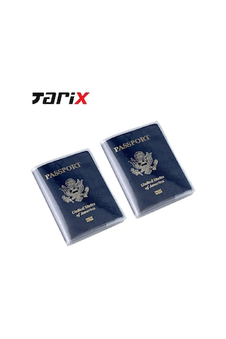 Tarix Şeffaf Pvc Pasaport Kılıfı,pasaport Koruyucu,pasaport Kabı 2 Adet Şeffaf Tarix Şeffaf Pvc Pasaport Kılıfı,pasaport Koruyucu,pasaport Kabı 2 Adet Şeffaf