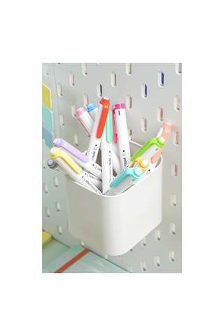 Pastel Renk 12 Renk Çift Uçlu Fosforlu Kalem Seti, Highlighter Ve Fineliner 124-Pembe