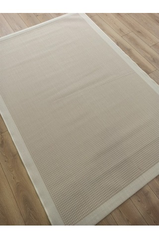 Çam Halı Sisal 9427 Krem / Bej Bordürlü Jüt Sisal Kilim