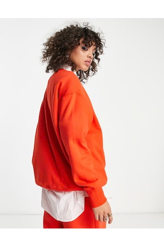 Nike Sportswear Phoenix Fleece Oversize Kesim Kadın Sweatshirt Dq5733-633 Turuncu