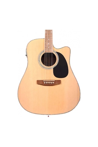 Almira F800n-ce Elektro Akustik Gitar Orta Seviye - Cutaway Kasa Eşikaltı Manyetik Sistemi, Aktif 4-band Eq, Geliştirilmiş Akustik Rezonans Ölçüler: 41 İnç Standart Dreadnought