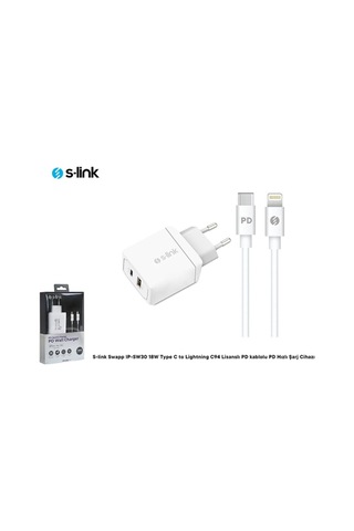 Diğer S-Link Swapp Ip-Sw30 18W Type C Lightning C94 Li