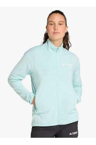 Adidas Jd3950 Terrex Multi Climawarm Tech Fleece Kadın Polar Turkuaz