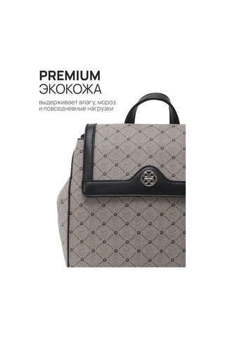 Kari Şehir A5 Deri Sırt Çantası 463477540 Gri-kahverengi