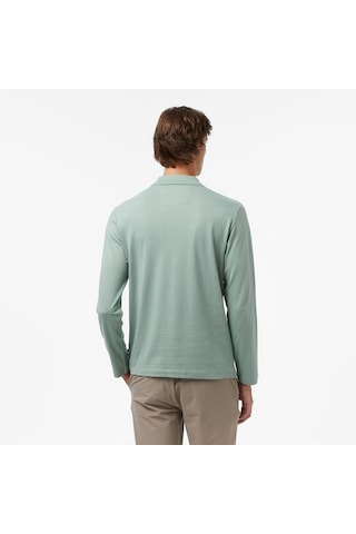 Nautica Erkek Yeşil Classic Fit Polo Yaka T-shirt Düz K57019t Yeşil
