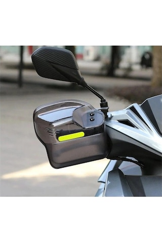 Motosiklet El Koruma Rüzgarlığı Scooter,cross,vitesli Ve Atv Mod Uygun Motor Siperlik Standart