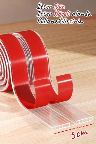 Agubugu Baby Hava Yastıklı Geniş Pvc Kenar Koruyucu 2 Metre Şeffaf