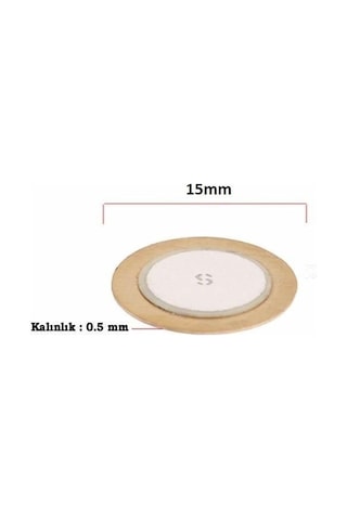 Piezo Disk Element - 15Mm Çap
