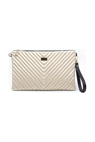 Silver Polo Sp1034 Kadın Portföy & Clutch Kapitone V Altın-altın