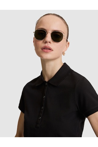 Pierre Cardin Kadın Siyah Tişört Basic 50325456-vr046