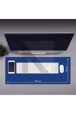 MP05 - 100x50 3xlarge Mavi Gaming Mousepad Ev Ofis Oyun