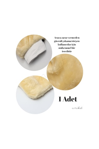 Unikat Ultrasoft Kumaşlı Hassas Araç Yıkama Mopu El Geçirmeli, Bol Köpük 1 Adet