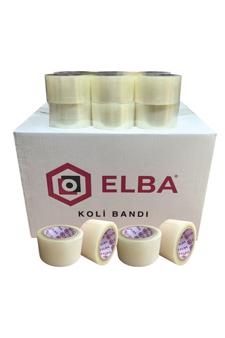 Elba Bant 60x100 6 Adet Hotmelt Koli Bandı Şeffaf