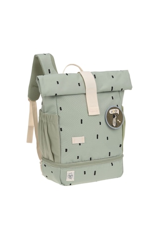Lassig Happy Prints Mini Rolltop Sırt Çantası Light Olive Yeşil