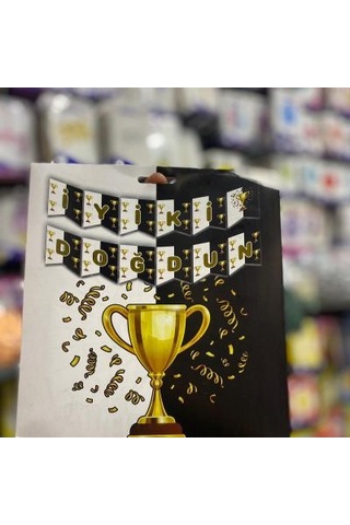 Taraftar Siyah Beyaz Banner Tüm Yaşlar