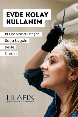 Lilafix 2+2 Saç Boyası Ve Oksidanlı Avantajlı Set - 3/0 Koyu Kahve
