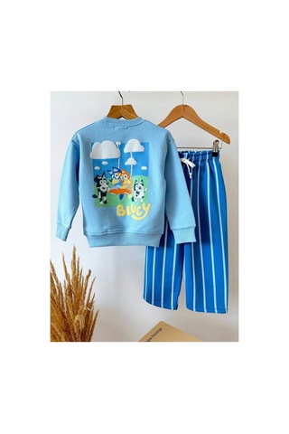 Luccokids Bluey Cocuk Takım Mavi Mavi