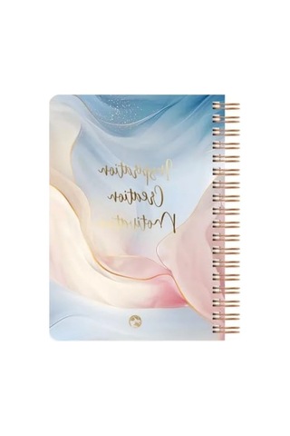 Kareli Spiralli Defter 17x24 Cm 124-Pembe