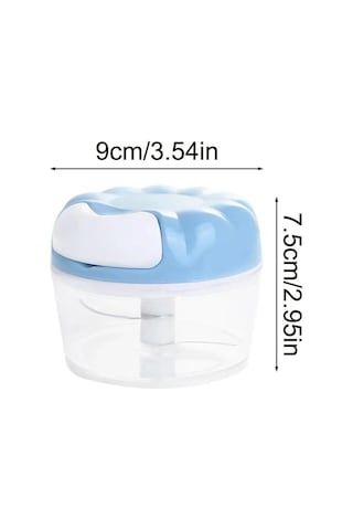 1 Adet Mini Mutfak Pratik Sarımsak İtici Ev Tipi Manuel Doğrama Sarımsak Acı Biber Doğrayıcı Pembe