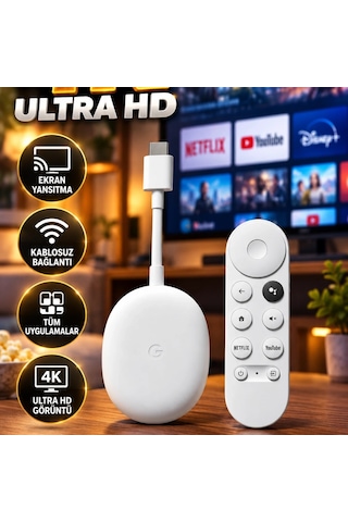 4k Ultra Hd Kablosuz Tv Yayın Cihazı Ekran Yansıtma Ve Uzaktan Kumanda Destekli Diğer