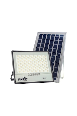 Forlife 200 Watt Güneş Enerjili Solar Projektör