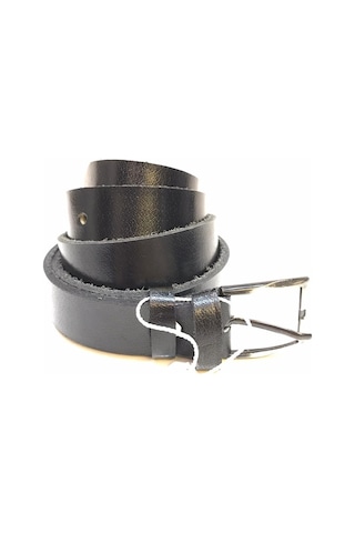 Hakiki Manda Derisi Erkek Kemeri 2.5 CM - Siyah