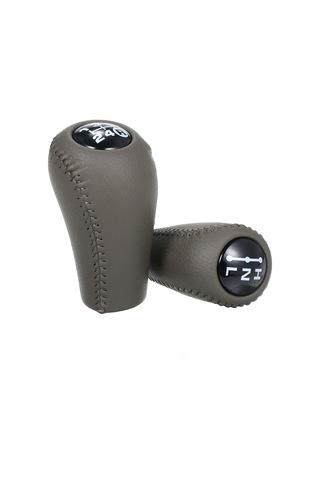 Ranyeek Toyota 4 Runner Hilux Land Cruiser Prado İçin Deri Vites Kolu Kolu, 5 Vitesli Konforlu Tutuş, Kolay Kurulum, Dayanıklı Gri Vites Kolu Gri