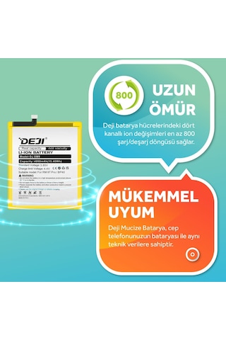 Deji Xiaomi Redmi 9t Pro / K20 Pro Uyumlu Mucize Batarya