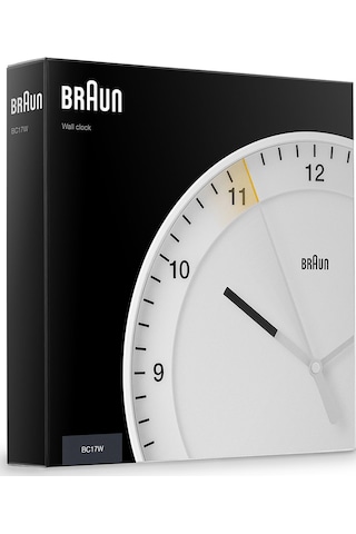 Braun Bc17w Beyaz Duvar Saati Beyaz