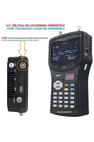 4.3'' İnç Full Hd Lcd Ekranlı Görüntülü Uydu Yön Bulucu