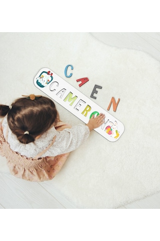 Bk Toys Çocuklara Özel Isimli Paskalya Bayramı Ahşap Eğitici Yapb