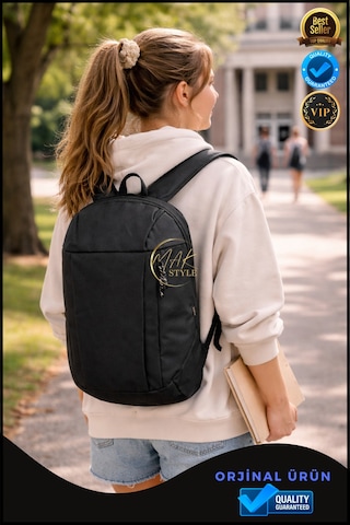 Overpet Günlük & Outdoor Sırt Çantası 10 L Hafif, Konforlu Ve Çok Amaçlı Kullanım Siyah