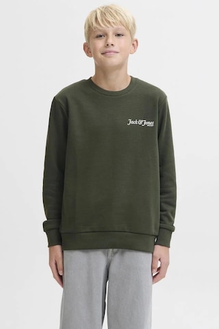 Jack & Jones Jack&jones Jjyuki Back Erkek Çocuk Sweatshirt 12279593 Yeşil