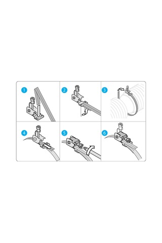 Metal Rulo Kelepçe 9mm 30mt Standart
