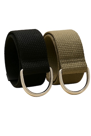 Bez Kemer 2'li Set Spor Halka Tokalı Taktik Çok Renkli