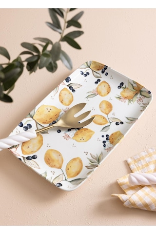 The Mia Limoncello Dikdörtgen Servis 35x16 Cm Lmn021 Çok Renkli