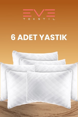 Eve Tekstil - 6 adet Diamond Kalite Kapitone Yastık