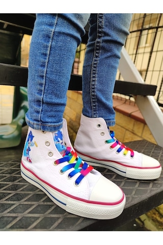 Sonic Karakterli Çocuk Spor Ayakkabı Convers Modeli Spor Ayakkabı (528277033)