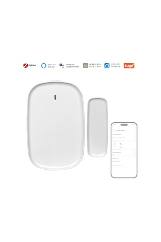 Suofeng Tuya Zigbee Akıllı Kapı/pencere Sensörü, Ev Güvenliği Alarm Sistemi, Uzaktan Kontrol, Google Uyumlu