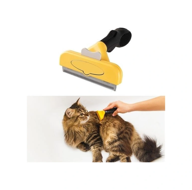 Buffer Kedi Ve Köpekler İçin Kısa Tüylü Köpek Tarağı Tüy Toplayıcı Tarak Large Çok Renkli