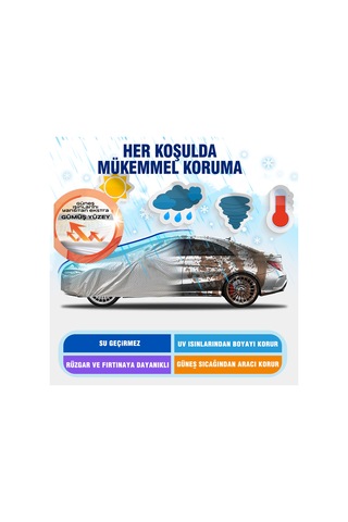 Wagell BMW 5 Serisi E60 2003-2010 Uyumlu premium Araba Brandası Miflonlu Branda Oto Çadır Örtü