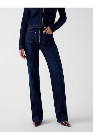 Guess Nicky Straight Kadın Jean Pantolon W6ra3fd6881 İndigo