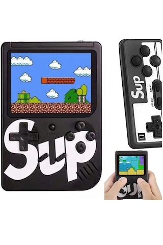 Video Oyun Konsolu 400 Oyunlu Mini i Gameboy Siyah