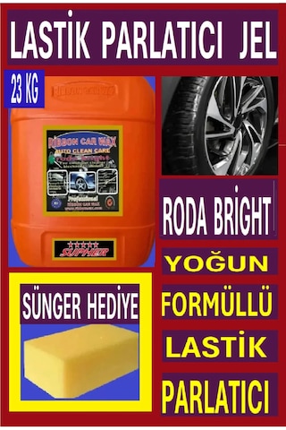 Rb Roda Bright Lastik Parlatıcı Siyahlaştırıcı Temizleyici Jel 23 Kg