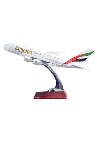 Emirates A380 Yolcu Uçağı Model Uçak 1/160 Ölçek 36cm Tekersiz