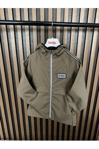 Benitto Kids Erkek Çocuk Mevsimlik Yağmurluk Ceket 51315 Bej