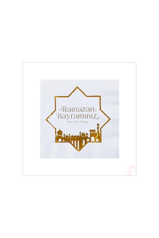 Ramazan Bayramı Altın Baskılı Peçete - 16 Adet 0-99